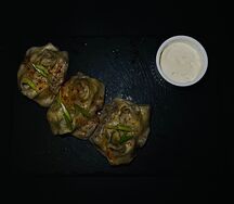 Манты с курицей 