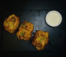 Жареные манты с тыквой 