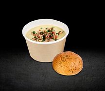 Крем-суп с беконом