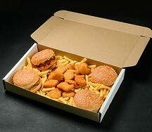 Friends box чикенбургер наггетсы