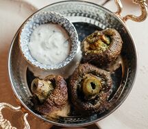 Грибы на углях