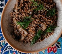 Гречка с грибами