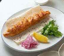 Люля из лосося и креветок