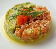 Тартар из лосося