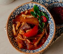 Узбекский лагман