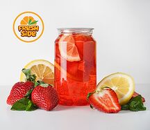 Лимонад Клубника собственного приготовления
