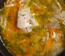 Суп куриный