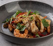 Лапша Вок с морепродуктами