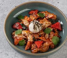 Свинина тансуюк в кисло-сладком соусе