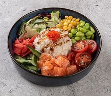 Поке с лососем