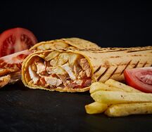 Гирос в тортилье