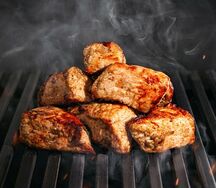 Шашлык из cвинoго карбонада