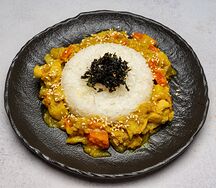 Курица карри с рисом