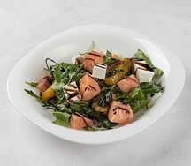 Салат Восточный с малосоленой семгой