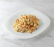 Рис, тушенный с чечевицей