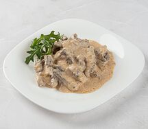 Бефстроганов с грибами