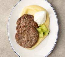 Котлеты с маринованными огурцами