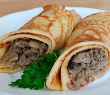 Блинчик с мясом