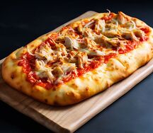 Римская пицца с цыпленком  