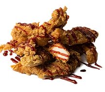 Куриные стрипсы под соусом BBQ L