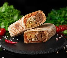 Шаверма с куриным люля-кебаб