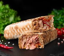 Шаверма с курицей мини