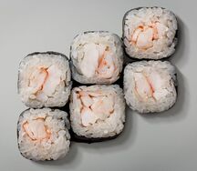 Маки с креветкой