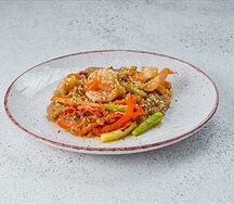 Фунчоза с креветками