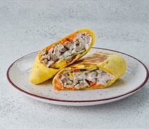 Сырная шаурма со свининой