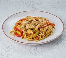 Удон с курицей