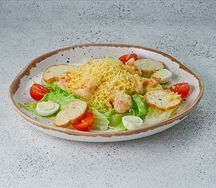 Салат Цезарь с креветкой