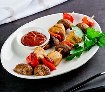 Шпажка шашлычка из курицы