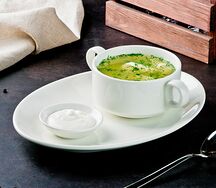 Пельмени мясные с бульоном