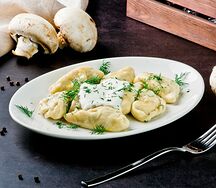 Вареники с картофелем и грибами