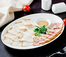 Сало солёное копчёное