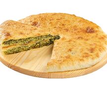 Осетинский пирог с сыром и черемшой