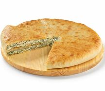 Пирог с курицей, сыром и укропом