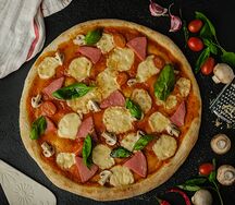 Ветчина и грибы 