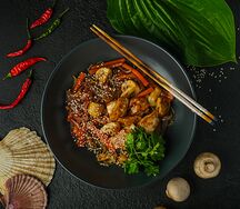 Фунчоза с курицей