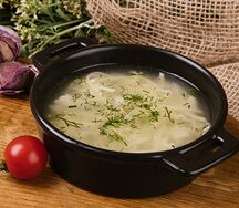 Суп куриный с лапшой