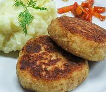 Рыбная котлета
