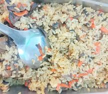 Плов с грибами