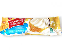 Мороженое Золотой стандарт Большой рожок