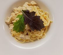 Тальятелле со сливочной курицей