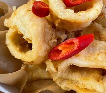 Кольца кальмара с острым перцем