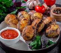 Грибы на мангале