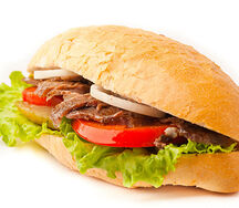 Булочка с мясом