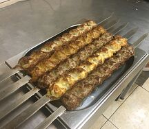 Люля-кебаб из говядины с сыром