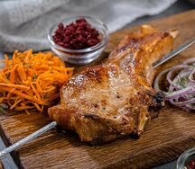 Шашлык из свинины края