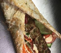 Люля-кебаб из баранины в лаваше